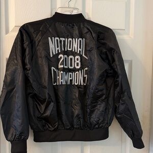 UCA Black National Champions Jacket, youth medium, vintage